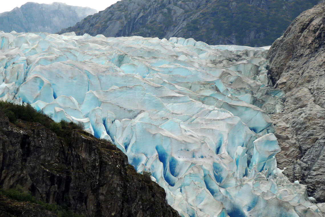 The Herbert Glacier in Alaska, which researchers say has retreated 600 metres since 1984 (photo by Matt Artz on Unsplash)