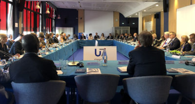 Partner University Presidents of the U7 Alliance at the International U7 Summit in Paris, July 9-10, 2019, Sciences Po