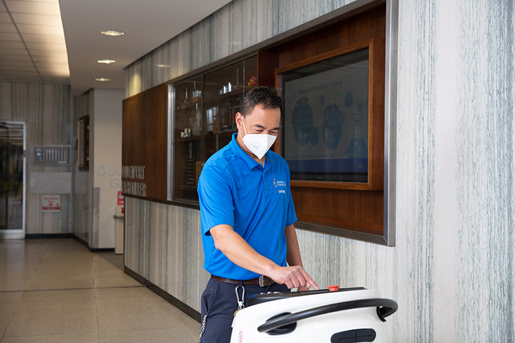 Cleaning robots: helping F&S work smarter