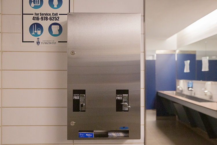 U of T piloting free menstrual products in campus washrooms