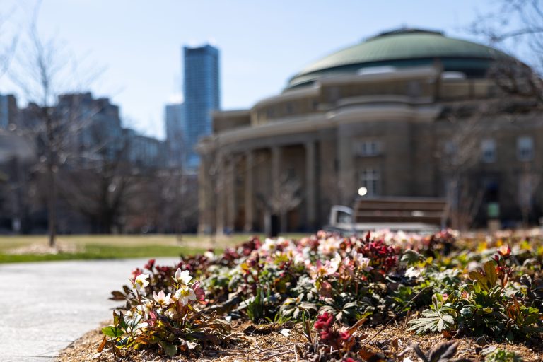 General views of front campus at the University of Toronto, St. George campus
